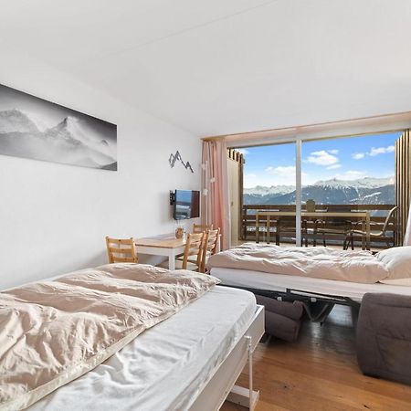 Chaleureux Studio A Anzere, Accessible A Ski, Proche De Tout Exteriör bild